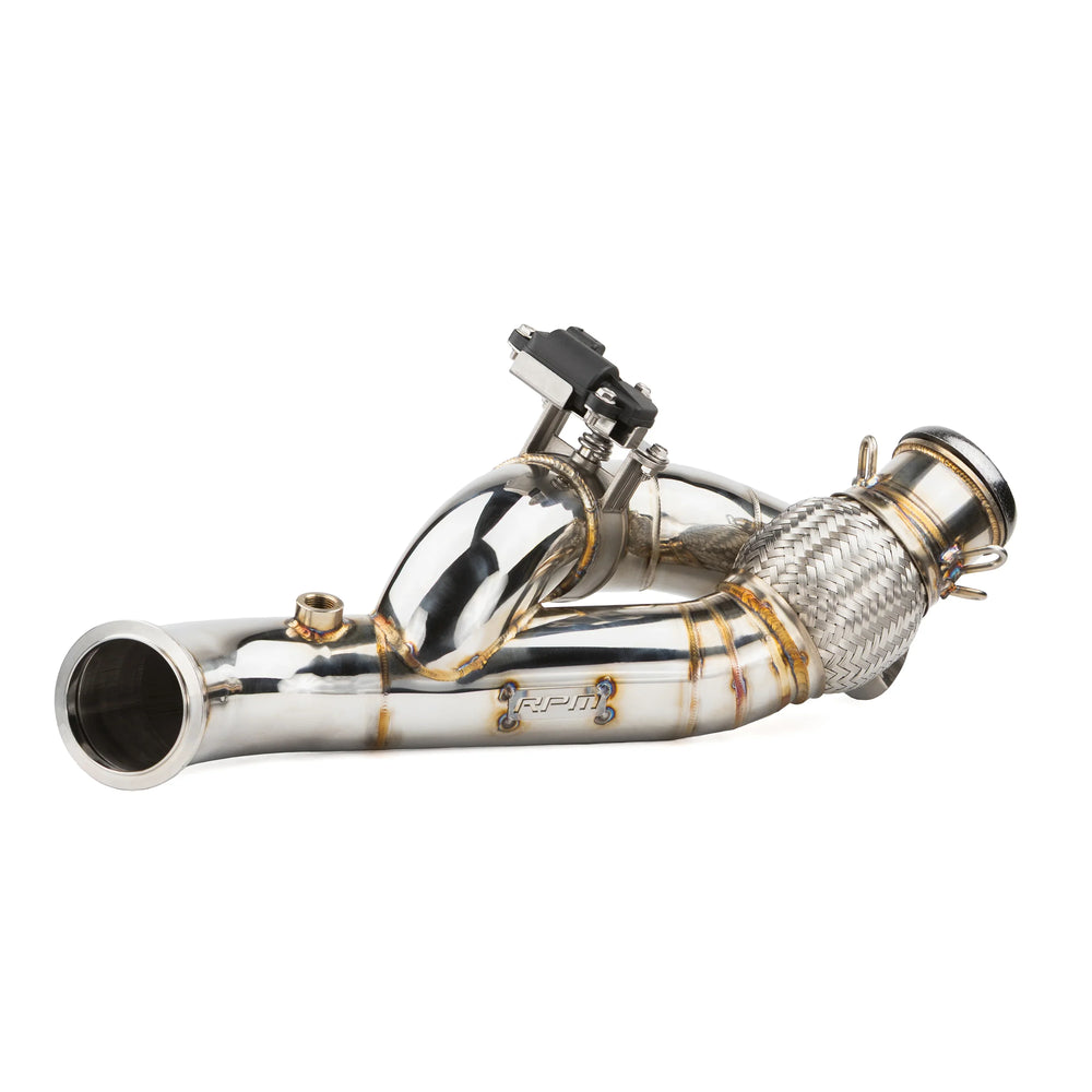 Can-Am Maverick R Side Exit 3" E-Valve Down Pipe Exhaust RPM Powersports