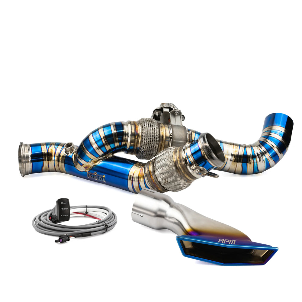 Can-Am Maverick R Titanium 3" E-Valve Mid Pipe Exhaust (Electronic Dump Valve) RPM Powersports