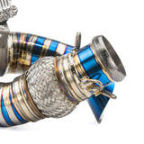 Can-Am Maverick R Titanium 3" Side Exit E-Valve Down Pipe Exhaust RPM Powersports 