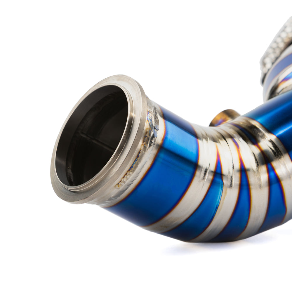 Can-Am Maverick R Titanium 3" Side Exit E-Valve Down Pipe Exhaust RPM Powersports 