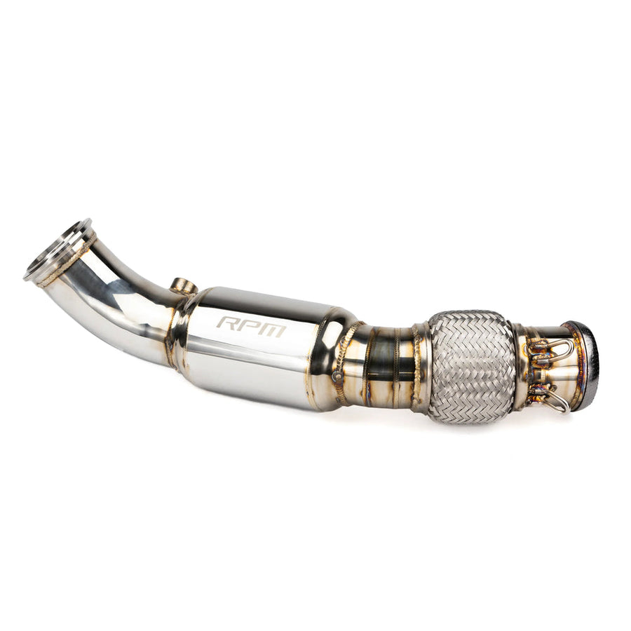 Can-Am Maverick R Turbo 3" Big Mouth Mid Pipe Exhaust with 6" Resonator RPM Powersports