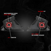 Can-Am Maverick R V-Spec 3 Speaker System SSV Works
