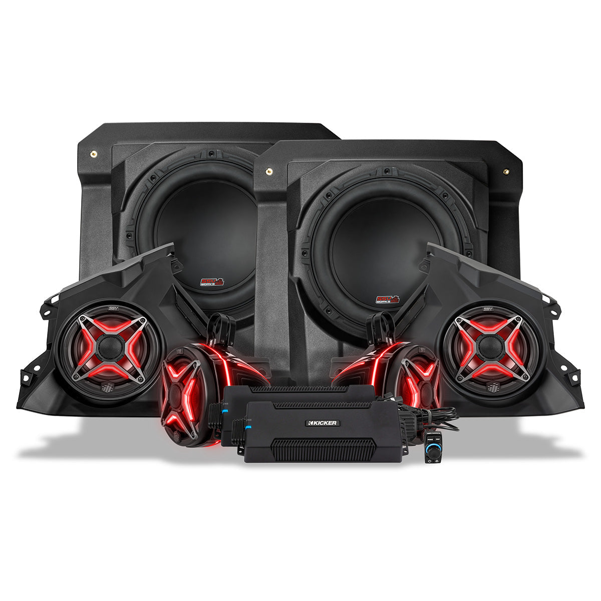 Can-Am Maverick R V-Spec 6 Speaker System SSV Works