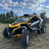 Can-Am Maverick R Vented Glass Windshield Bent Metal Off-Road