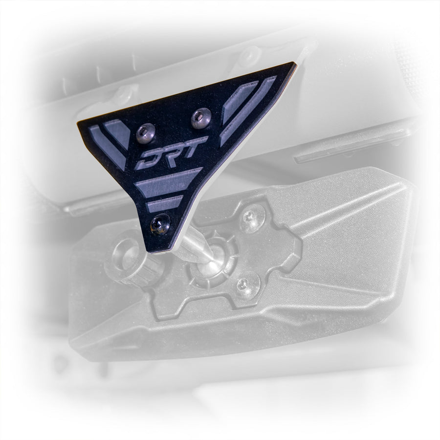 Can-Am Maverick R / X3 Center Mirror Tab Cover Plate for OEM Cage DRT Motorsports
