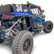 Back end of rock rail with bolt‑on bracket on Can‑Am Maverick X3