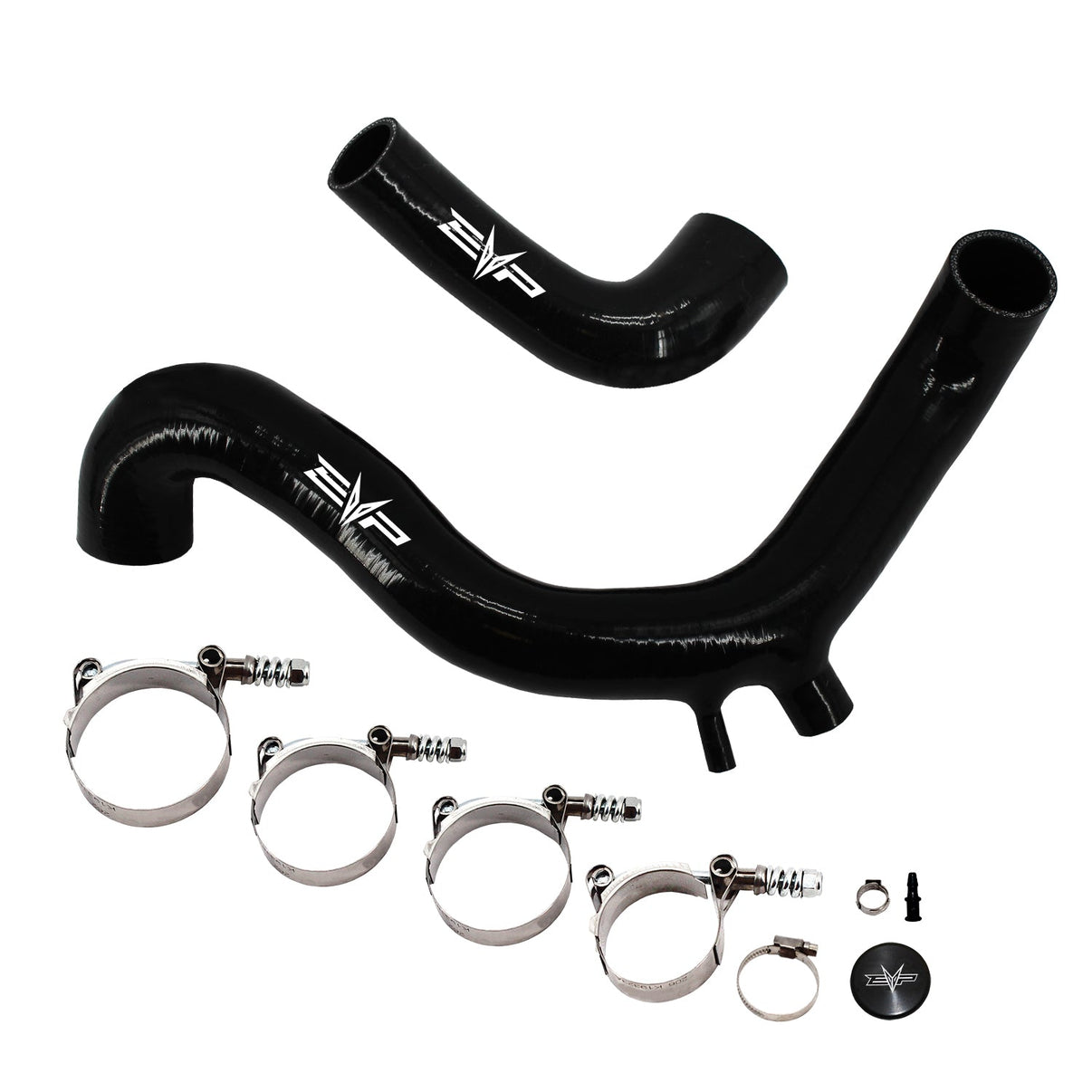 Can-Am Maverick X3 (2017-2019) Silicone Charge Tubes Evolution Powersports Black