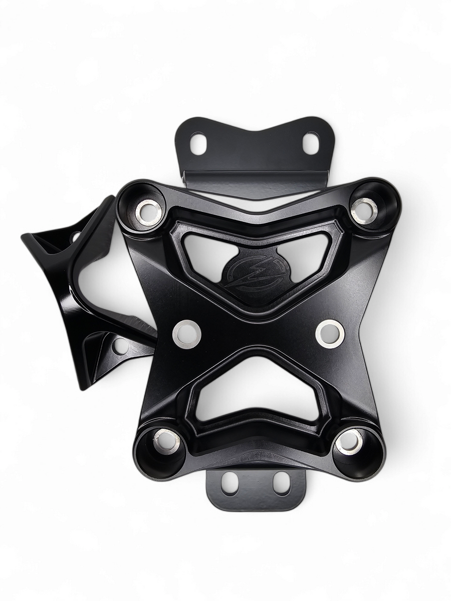 Can-Am Maverick X3 (2022+) Radius Rod Plate with Pull Hook (Black)