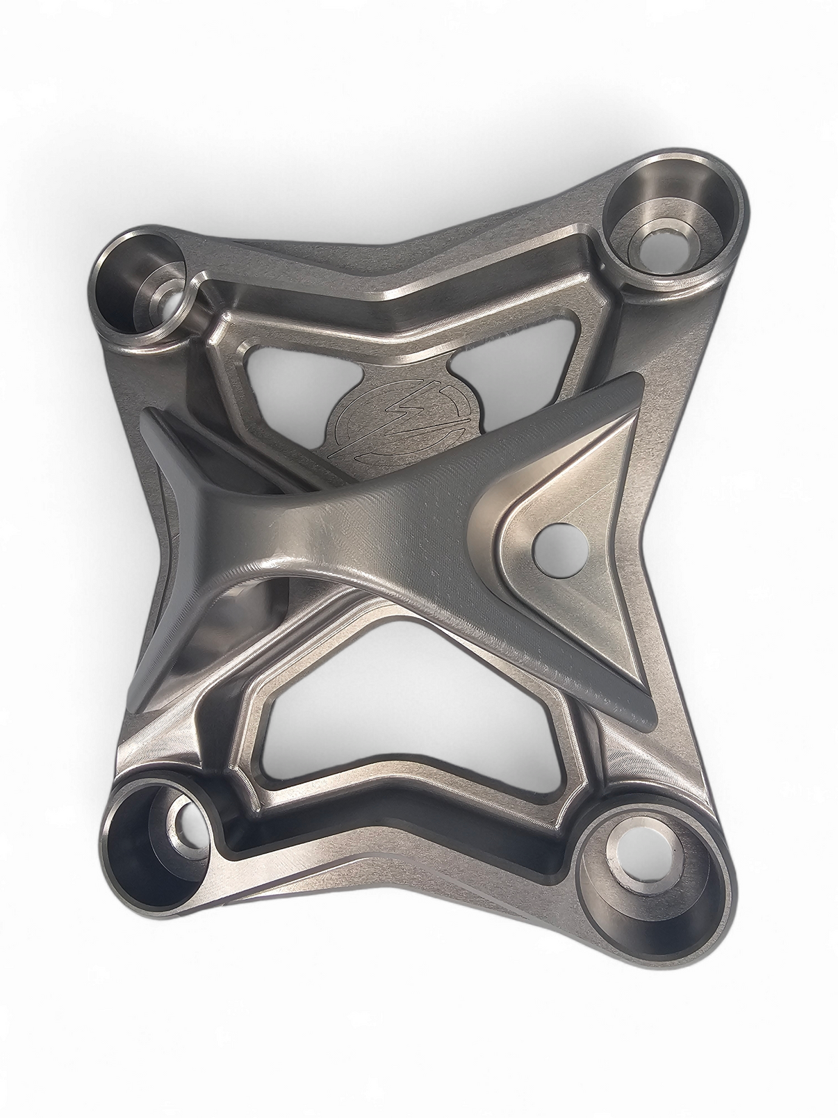 Can-Am Maverick X3 6-Bolt XL Radius Rod Plate with Tow Hook (Gun Metal)