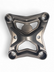 Can-Am Maverick X3 6-Bolt XL Radius Rod Plate with Tow Hook (Gun Metal)