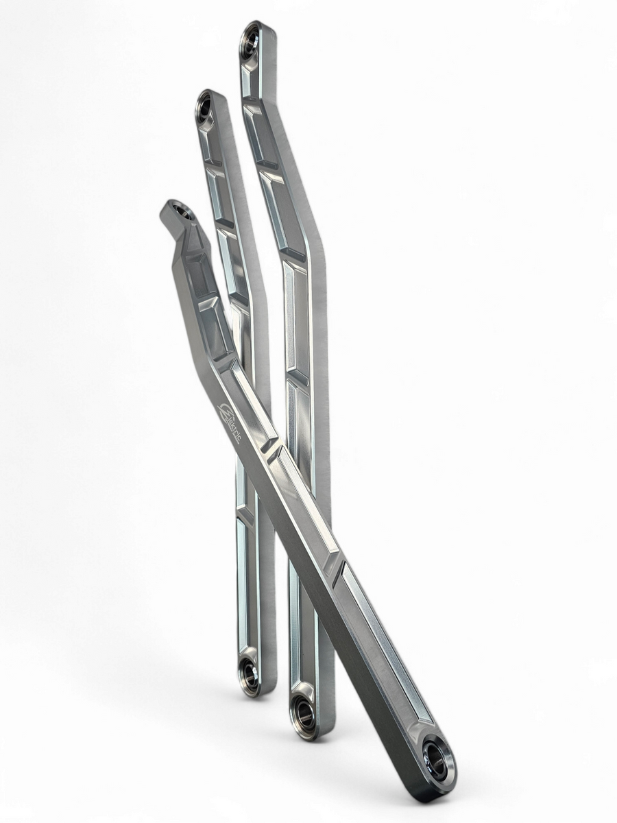 Can-Am Maverick X3 72" High Clearance Radius Rods (Silver)
