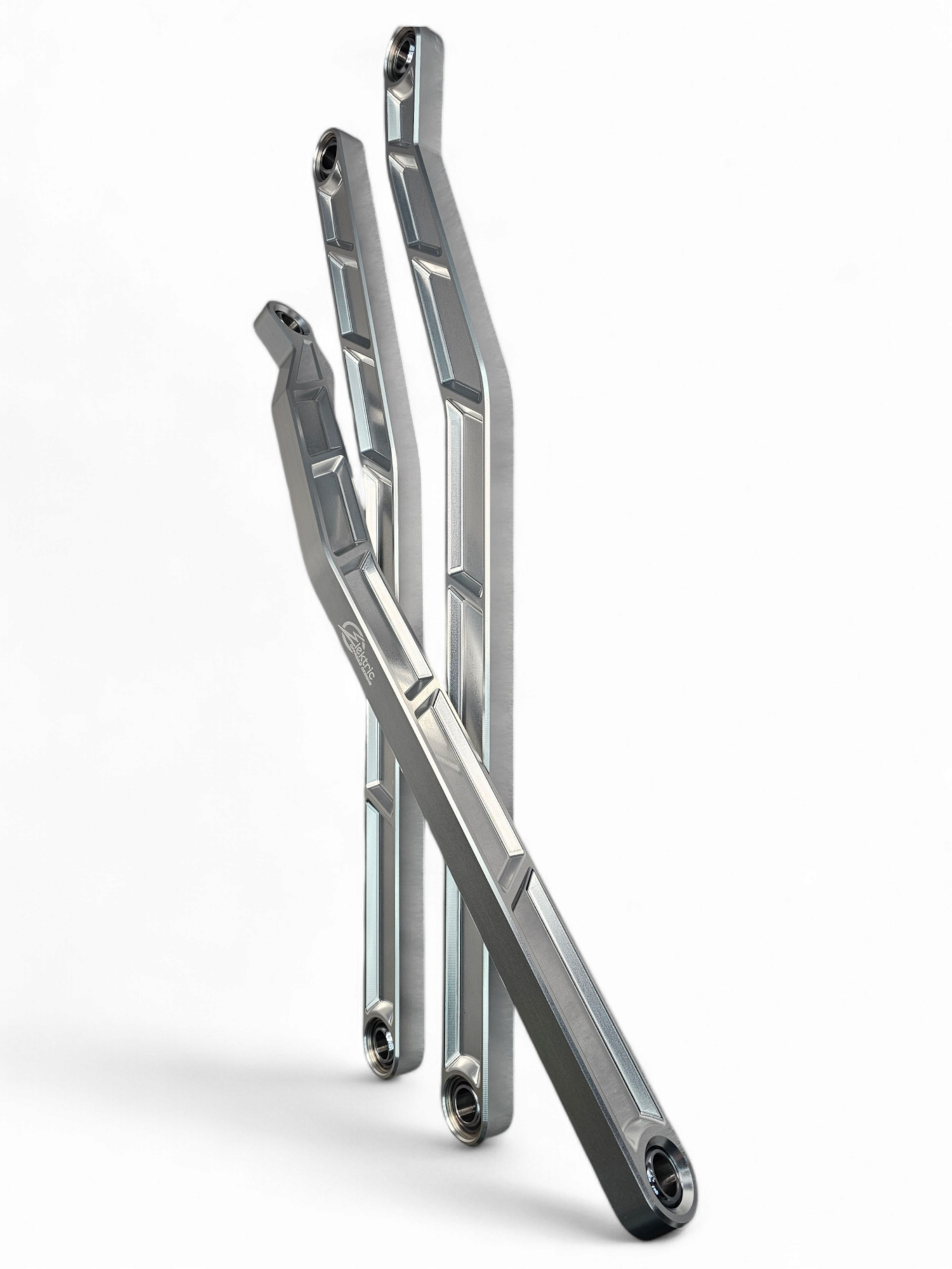 2017 to Current Can-Am X3 Maverick High Clearance Radius Rods in Clear Finish for 72" displayed on a white background.