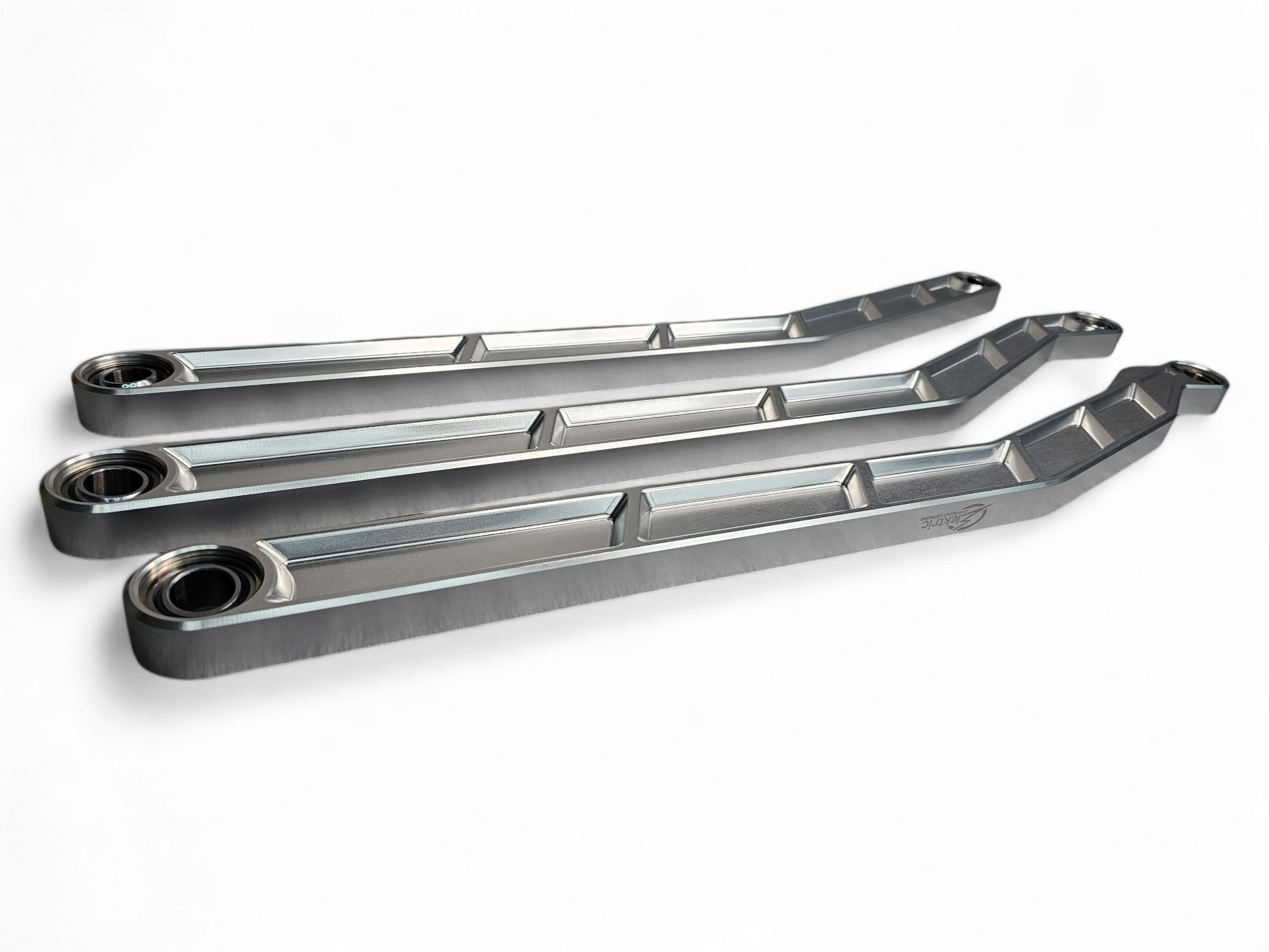 2017 to Current Can-Am X3 Maverick High Clearance Radius Rods in Clear Finish for 72" showcasing premium quality aluminum design.