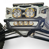 2017 + Can-Am X3 Maverick Amp Front Bumper with integrated lighting for off-road vehicles.