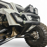 2017 + Can-Am X3 Maverick Amp Front Bumper showcasing unique design and lighting options for UTV Pros and off-road adventures.