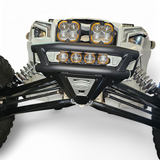 2017 + Can-Am X3 Maverick Amp Front Bumper showcasing integrated lighting options and rugged design.