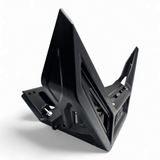 2017 to Current Can-Am X3 Maverick Machined Billet Front Winch Bumper (Black Anodize) side profile view, showcasing sleek design.