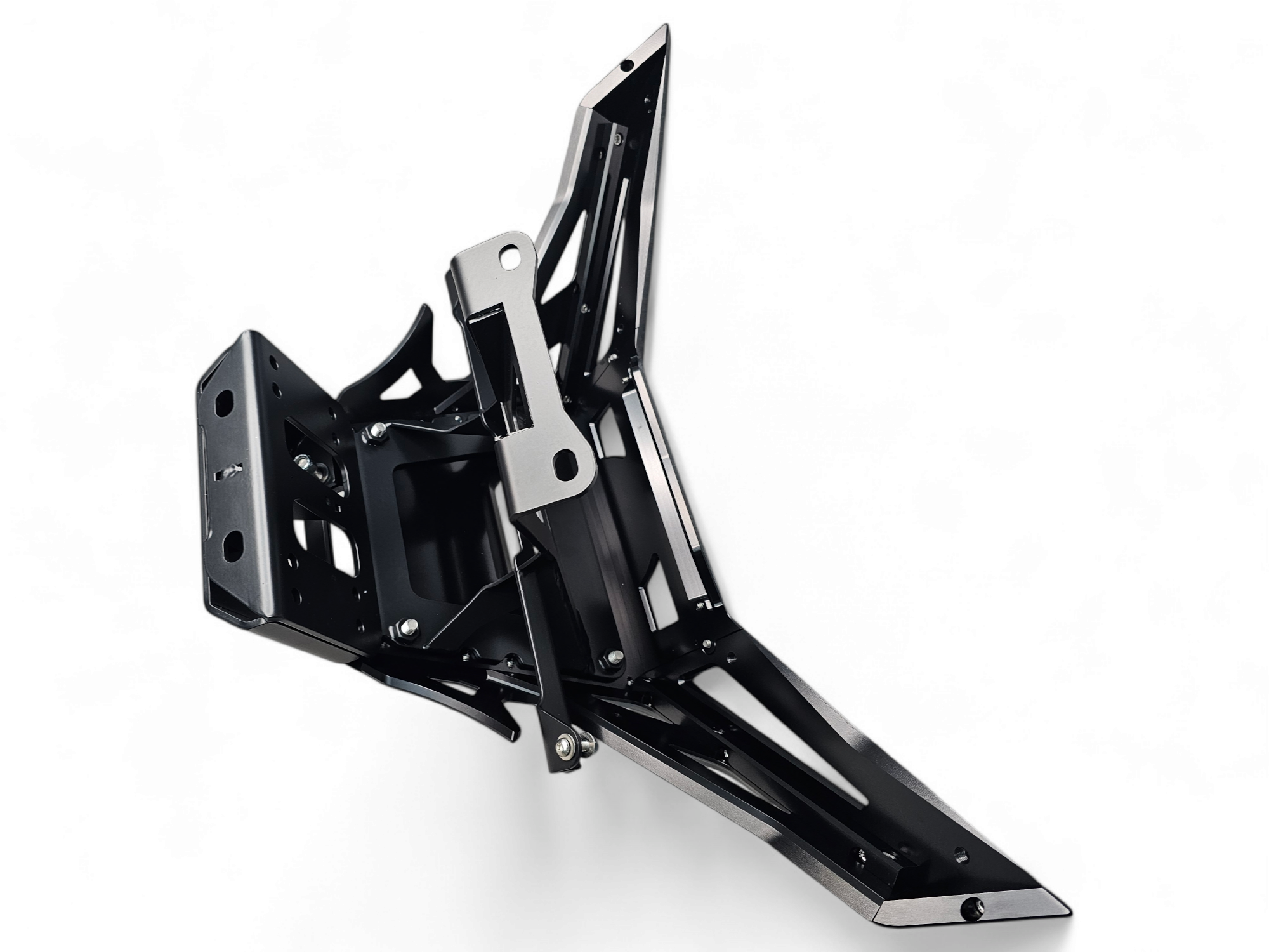 2017 to Current Can-Am X3 Maverick Machined Billet Front Winch Bumper (Black Anodize) for off-road vehicles.