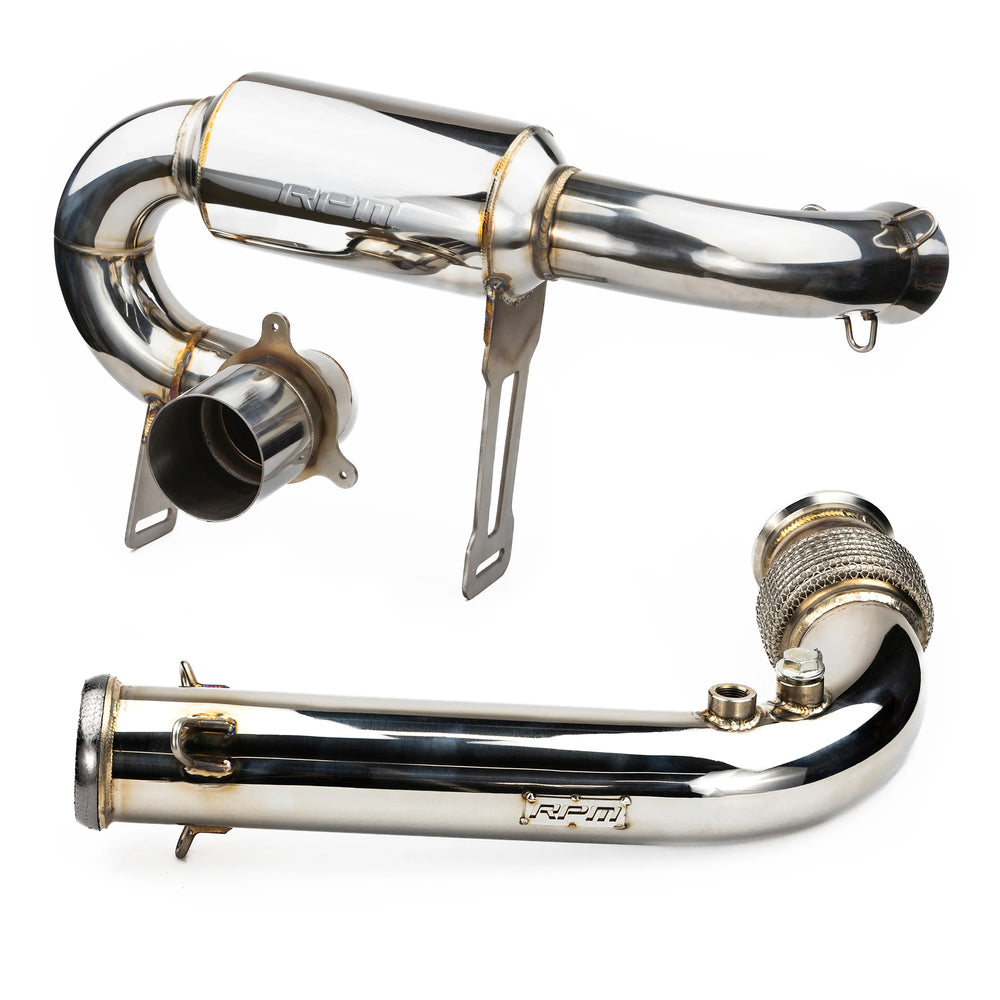 Can-Am Maverick X3 Full 3" Exhaust Monster Core Muffler & Mid Pipe RPM Powersports