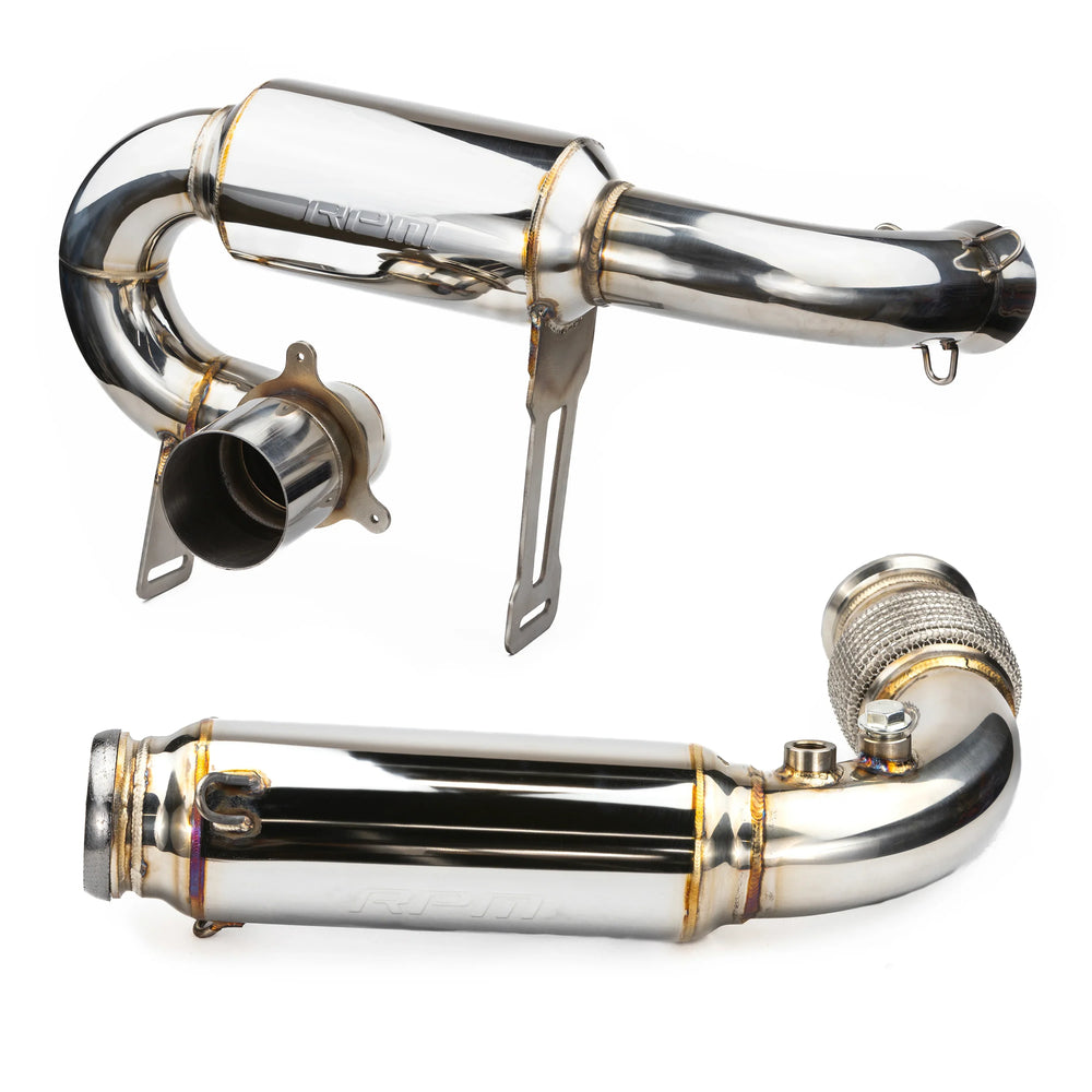 Can-Am Maverick X3 Full 3" Exhaust Monster Core Muffler & Mid Pipe RPM Powersports