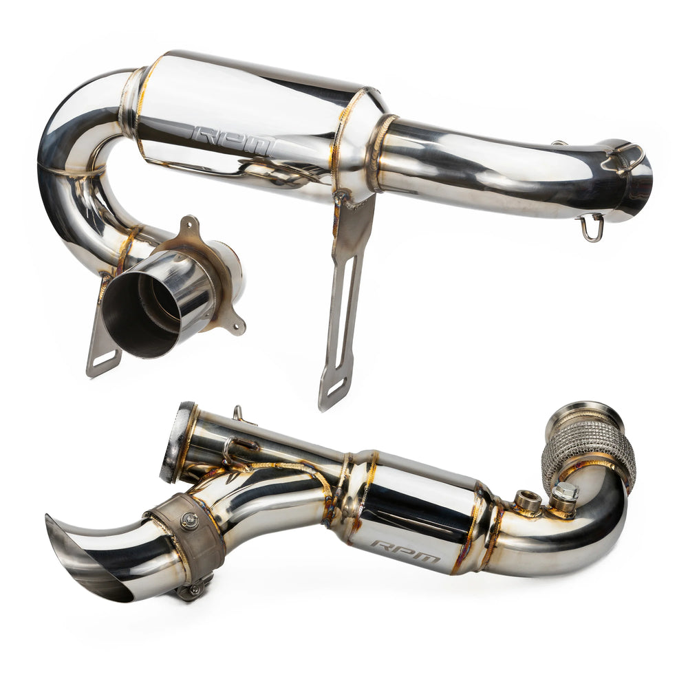 Can-Am Maverick X3 Full 3" Exhaust Monster Core Muffler & Mid Pipe RPM Powersports