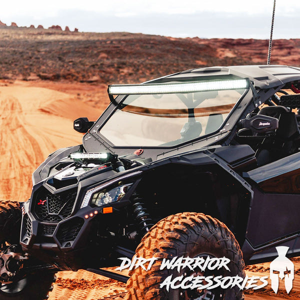 Can-Am Maverick X3 Glass Front Windshield Dirt Warrior Accessories