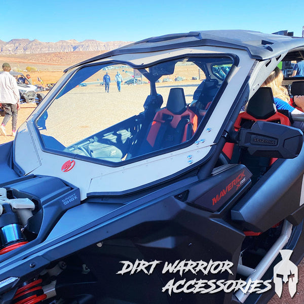 Can-Am Maverick X3 Glass Front Windshield Dirt Warrior Accessories