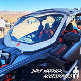 Can-Am Maverick X3 Glass Front Windshield Dirt Warrior Accessories