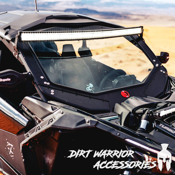 Can-Am Maverick X3 Glass Front Windshield Dirt Warrior Accessories