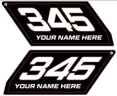 Can-Am Maverick X3 Number Plates Geiser Performance