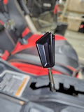 2017 to Current Can-Am X3 Maverick EOD Shift Knob Anodized Black Finish installed in UTV interior.