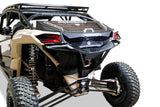 2017-2024 Can Am X3 Maverick Volt Series Baja Bed Box showcasing secure storage and dual latch system.