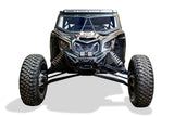 2017-2024 Can Am X3 Maverick Volt Series Winch Front Bumper with off-road accessories and LED light bar