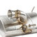 Kawasaki Teryx H2 3/4 Exhaust 2.5" Mid Pipe + Chambered Muffler / Straight or E-Valve Option