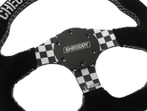 Checkered D-Shaped Steering Wheel PRP