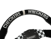 Checkered D-Shaped Steering Wheel PRP