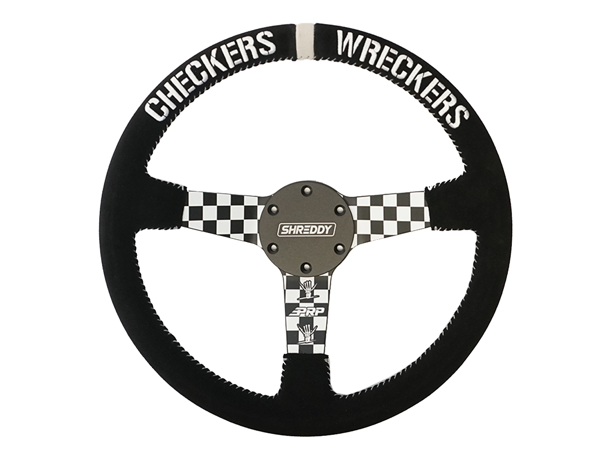 Checkered Deep Dish Steering Wheel PRP