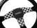 Checkered Flat Steering Wheel PRP