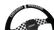Checkered Flat Steering Wheel PRP
