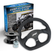D-Shape Leather Steering Wheel Kit with Quick Release Hub PRP