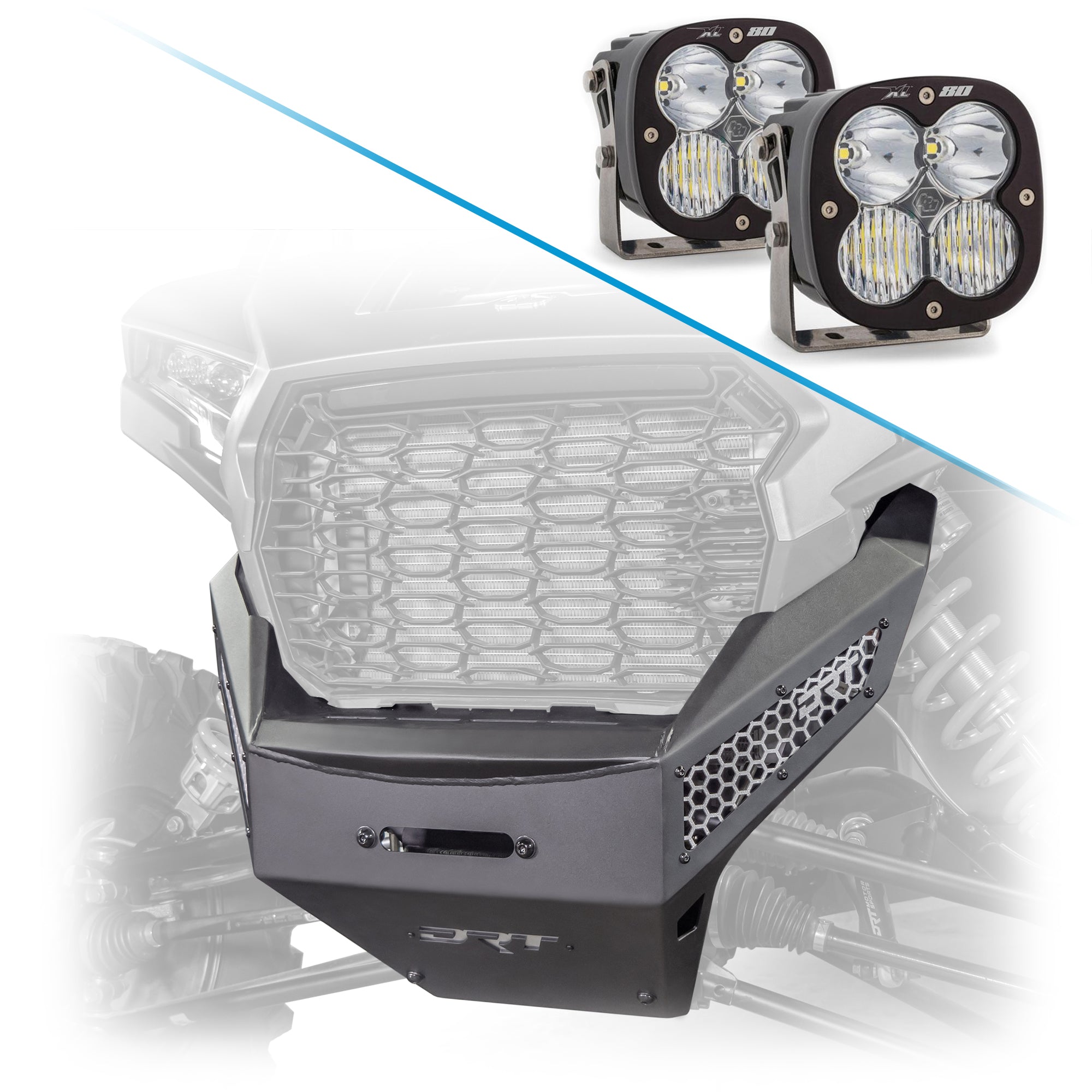 DRT Polaris RZR 2024+ XP 1000/4 Front Winch Bumper