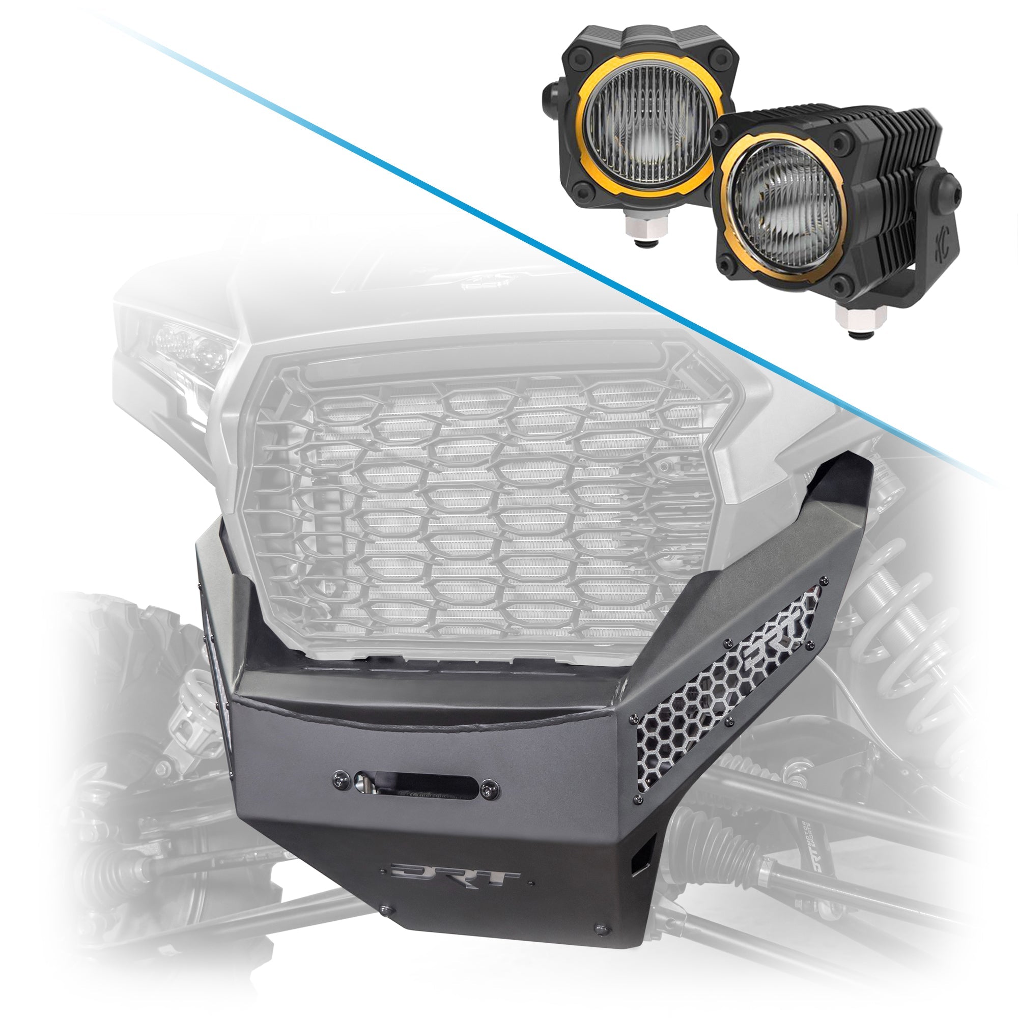 DRT Polaris RZR 2024+ XP 1000/4 Front Winch Bumper