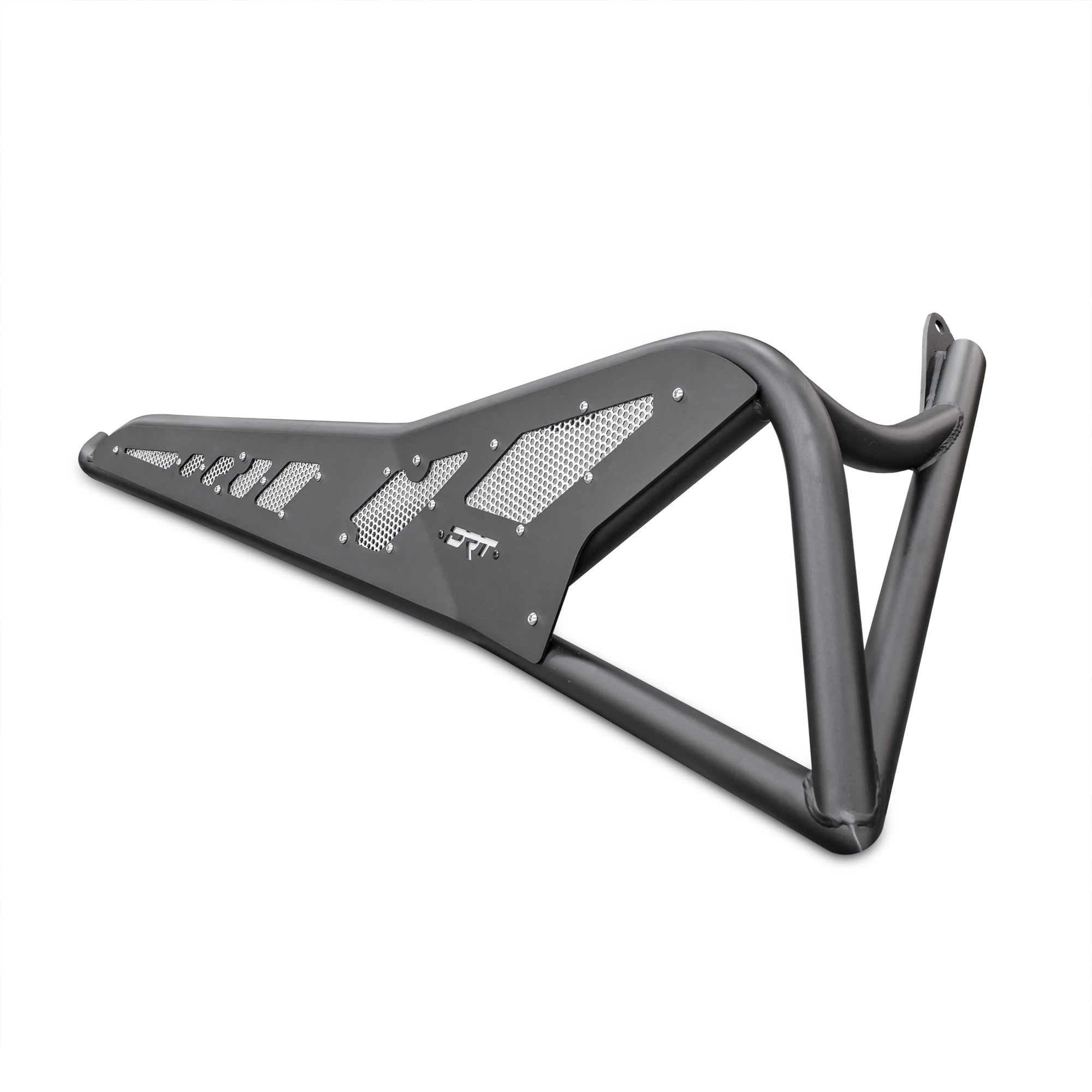 Detail shot of mounting bolts and bracket on X3 tree kicker