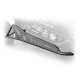 Top Side view of black DRT Tree Kicker installed on Can‑Am Maverick X3 2‑door