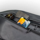 Detail of UTV door storage solution for Polaris RZR Pro XP