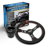 Deep Dish Leather Steering Wheel Kit PRP