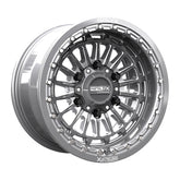 Delta 6R UTV Beadlock Wheel (Gunmetal Contrast Cut) Metal FX Offroad