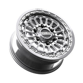 Delta 6R UTV Beadlock Wheel (Gunmetal Contrast Cut) Metal FX Offroad