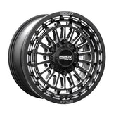 Delta 6R UTV Beadlock Wheel (Satin Black Contrast Cut) Metal FX Offroad