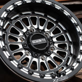 Delta 6R UTV Beadlock Wheel (Satin Black Contrast Cut) Metal FX Offroad